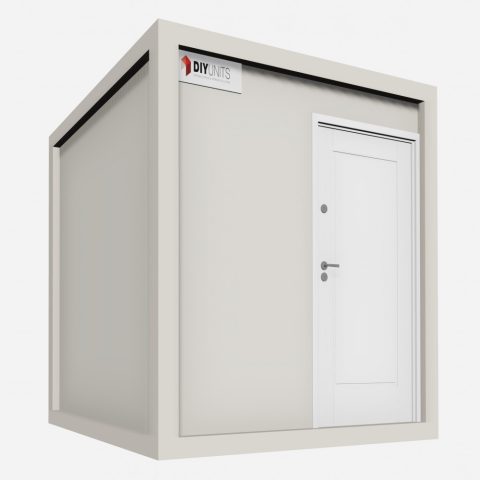 Conteneur aménagé De Bureau À Paquet Plat 2 M.