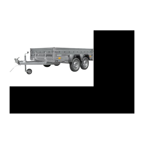 Remorque voiture 2 essieux 264×150 EXPERT 2615/2 PTAC 750 KG