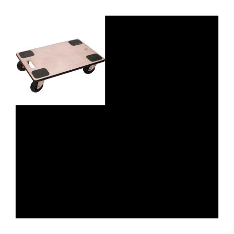 Plateau roulant bois 300 kg